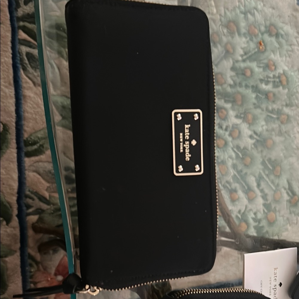 Kate Spade Black Zip Wallet